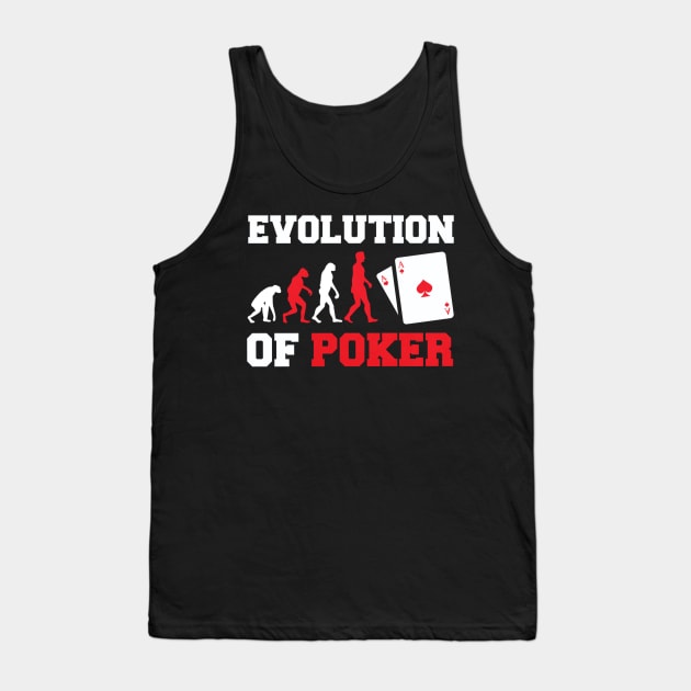 Evolution of poker Tank Top by mehdime